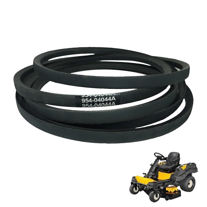 IKSI 954-04044A Mower Deck Belt/Aramid Cord / 134" L x 0.49" W/for Cub Cadet RZT 50 Z Force S 48 Troy Bilt Mustang XP 50 White Outdoor ZT50 MTD 754-04044 754-04044A 954-04044 - Image 1